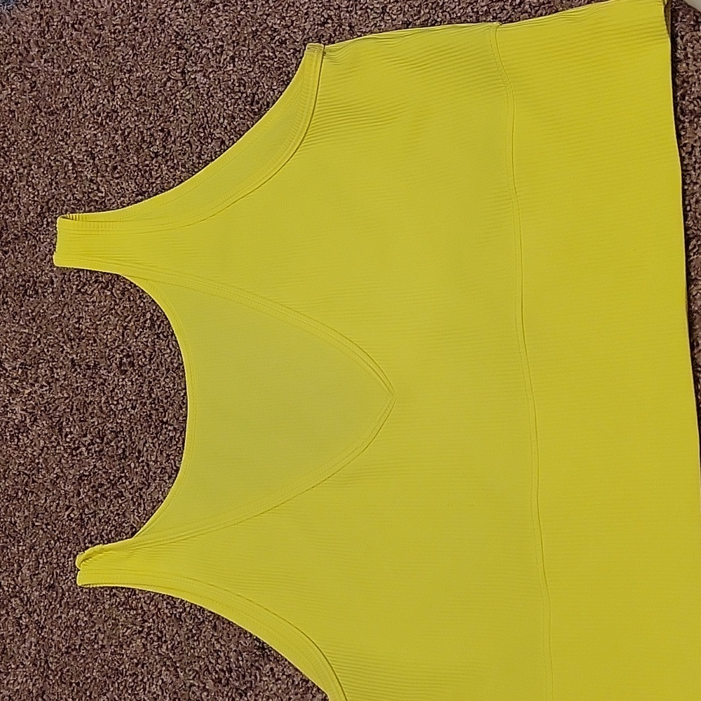 Power Pivot Ribbed tanktop